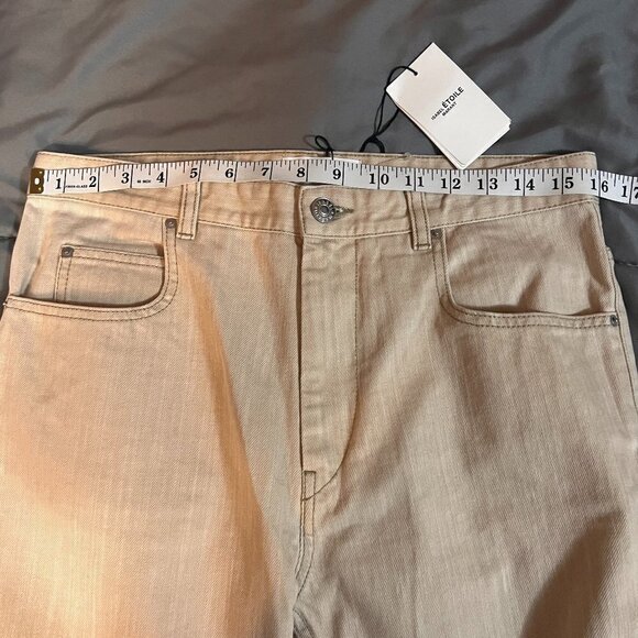 Isabel Marant Neac Cotton High Waist Jeans Women's 6 NWT - Picture 8 of 9